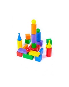Развивающая игрушка Строительный набор Стена 2 25 элементов Свсд