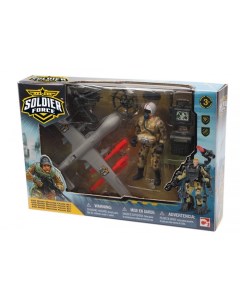 Игровой набор Солдат с самолетом беспилотником Chap mei
