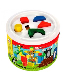 Деревянная игрушка кубики Маленький крот Mertens