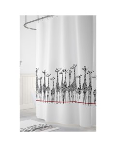 Шторы для ванн полиэстер Digital Printed Giraffe 180х200 см Tropikhome