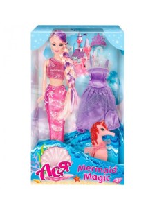 Кукла Ася Волшебная Русалочка дизайн 2 28 см Toys lab