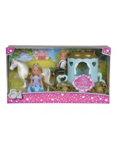 Кукла Еви и Тимми в карете 12 см Simba