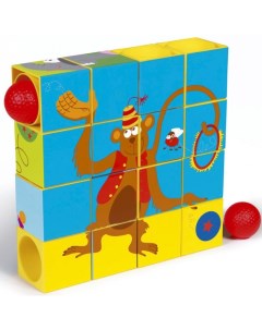 Деревянная игрушка Пазл трек Цирк Scratch