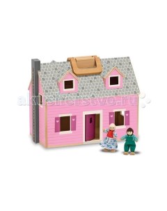 Деревянная игрушка Создай свой мир Дом для кукол Melissa & doug