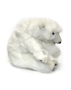 Мягкая игрушка Белый медвежонок спящий 30 см Hansa