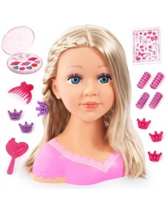 Кукла Модель с косичкой для причесок с косметикой 27 см Bayer