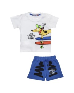 Комплект для мальчика футболка и шорты H9414 Haknur