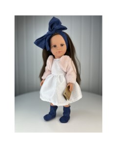 Кукла Нэни в розовой меховой накидке и повязке тюрбан 42 см Lamagik s.l.
