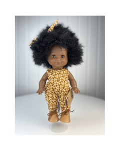 Кукла Бетти темнокожая в леопардовом комбинезоне 30 см Lamagik s.l.