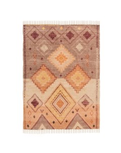 Ковер с контрастным этническим орнаментом и бахромой Ethnic 180x120 см Tkano