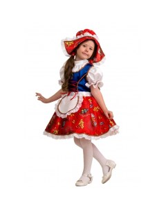 Карнавальный костюм Красная шапочка сказочная Jeanees