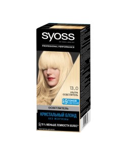 Ультра осветлитель для волос 13 0 Кристальный блонд Syoss