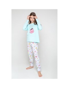 Пижама для девочки кофе и булочки джемпер брюки Cubby