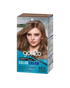 Стойкая краска для волос Color Cream 742 Матовый русый 142 мл Got2b