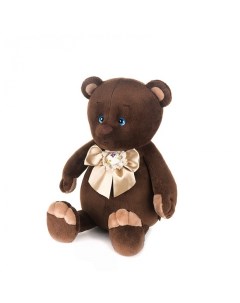Мягкая игрушка Романтичный медвежонок с бантиком 20 см Romantic plush club