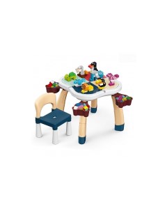Конструктор Комплект стола и стула для игры с конструктором 47х47х46 5 см Pituso