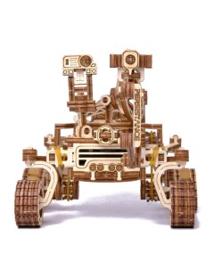 Механическая деревянная сборная модель Робот Марсоход Wood trick