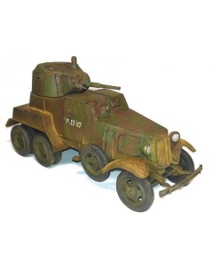 Сборная модель Советский бронеавтомобиль БА 10 Zvezda