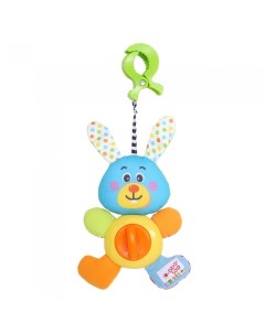 Подвесная игрушка развивающая на клипсе Кролик Biba toys
