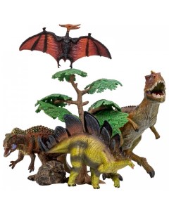 Набор Динозавры и драконы для детей Мир динозавров 6 предметов MM206 027 Masai mara