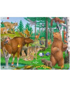 Пазл Лесные животные Larsen