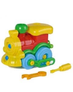 Игрушка пластмассовая Конструктор паровозик Toys plast
