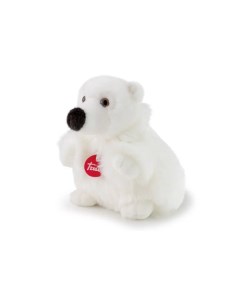 Мягкая игрушка Белый медведь пушистик 16x20x20 см Trudi