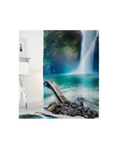 Шторы для ванн полиэстер Digital Printed Waterfall 180х200 см Tropikhome