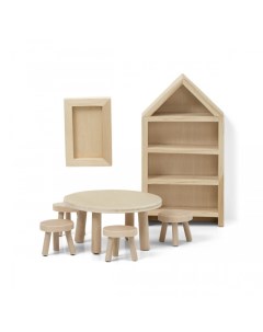 Набор деревянной мебели для домика Сделай сам Столовая Lundby