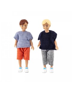 Куклы для домика два мальчика Lundby