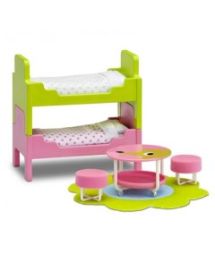 Мебель для домика Смоланд Детская с 2 кроватями Lundby