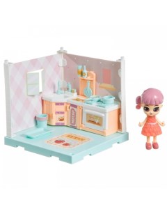 Игровой набор Мебель Кукольный уголок Кухня и куколка Oly Bondibon