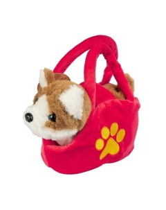 Интерактивная игрушка Собака в сумочке 17 см Bondibon