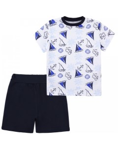 Комплект одежды для мальчика Морячок футболка шорты Babycollection