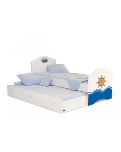 Подростковая кровать Ocean без ящика для мальчика 160x90 см Abc-king