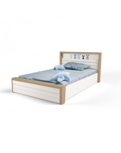 Подростковая кровать Mix Bunny 6 c подъёмным механизмом и мягким изножьем 190х120 см Abc-king