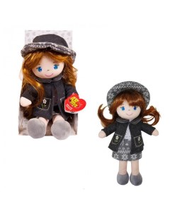 Кукла в серой шляпке и фетровом костюме 36 см Abtoys