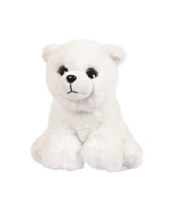 Мягкая игрушка В дикой природе Полярный белый медведь 15 см Abtoys