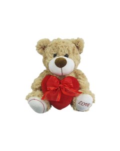 Мягкая игрушка Медведь с сердцем Love 18 см Abtoys