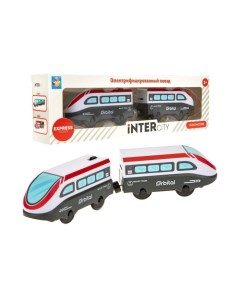 InterCity Express cкорый электропоезд Локомотив 2 вагона 1toy