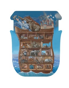 Деревянная игрушка Пазл Ноев ковчег 210 элементов Davici