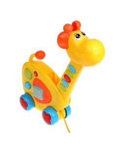 Каталка игрушка Веселый жирафик 2 в 1 Жирафики