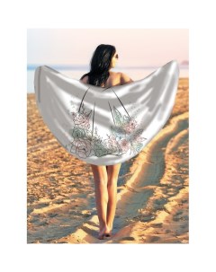 Парео и Пляжный коврик Прекрасная леди весны 150 см Joyarty