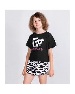 Пижама для девочки футболка шорты Симпл димпл 350А 171 Bossa nova
