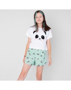 Пижама для девочки футболка шорты Симпл димпл 350А 151 Bossa nova