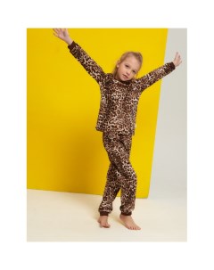 Пижама для девочки Leopard Веселый малыш