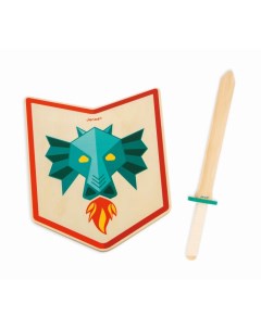 Набор игровой с мечом и щитом Дракон Janod