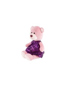 Мягкая игрушка Мишка Молли в Платье с Пайетками в Коробке 21 см Ronny&molly