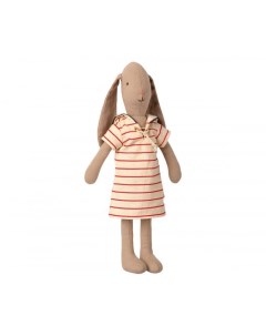Мягкая игрушка Заяц в платье в полоску 26 см Maileg