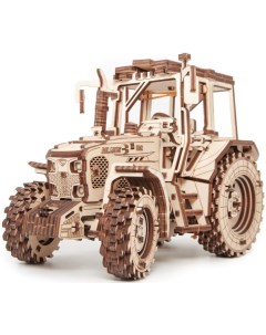 Сборная модель деревянная 3D Ewa Трактор Беларус 82 Eco wood art